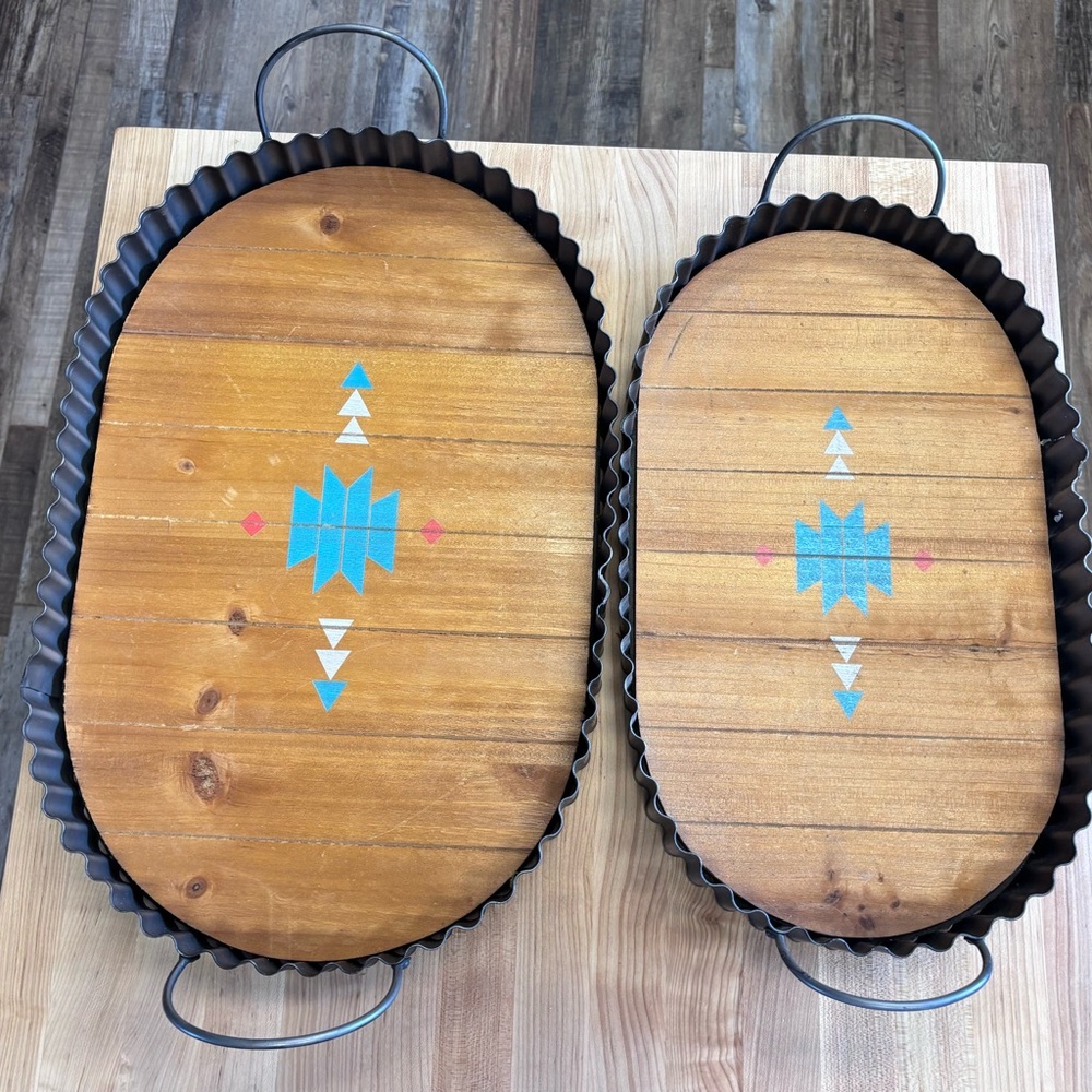 Southwestern Style Decorative Trays